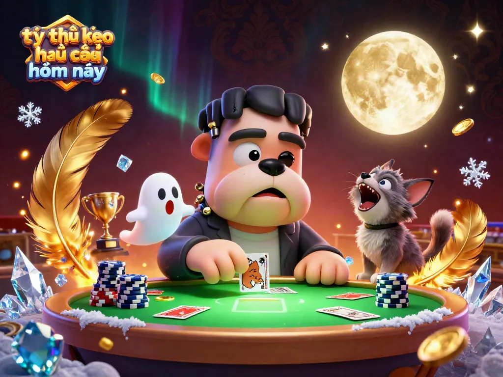Experience thrilling bets with tỷ lệ kèo nhà cái hôm nay in a captivating casino scene filled with unique characters.
