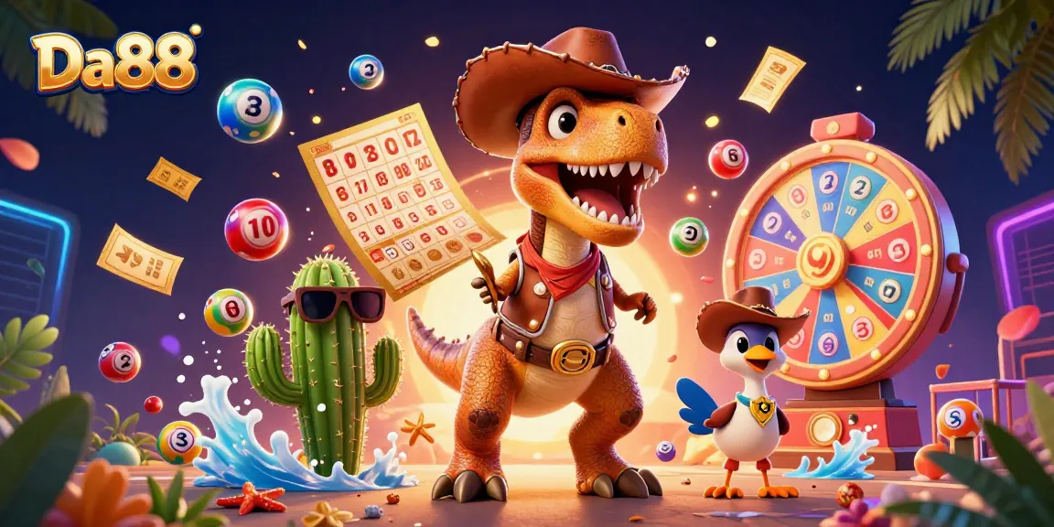 Experience the thrill of Da88 with a colorful casino-themed scene featuring vibrant game elements.