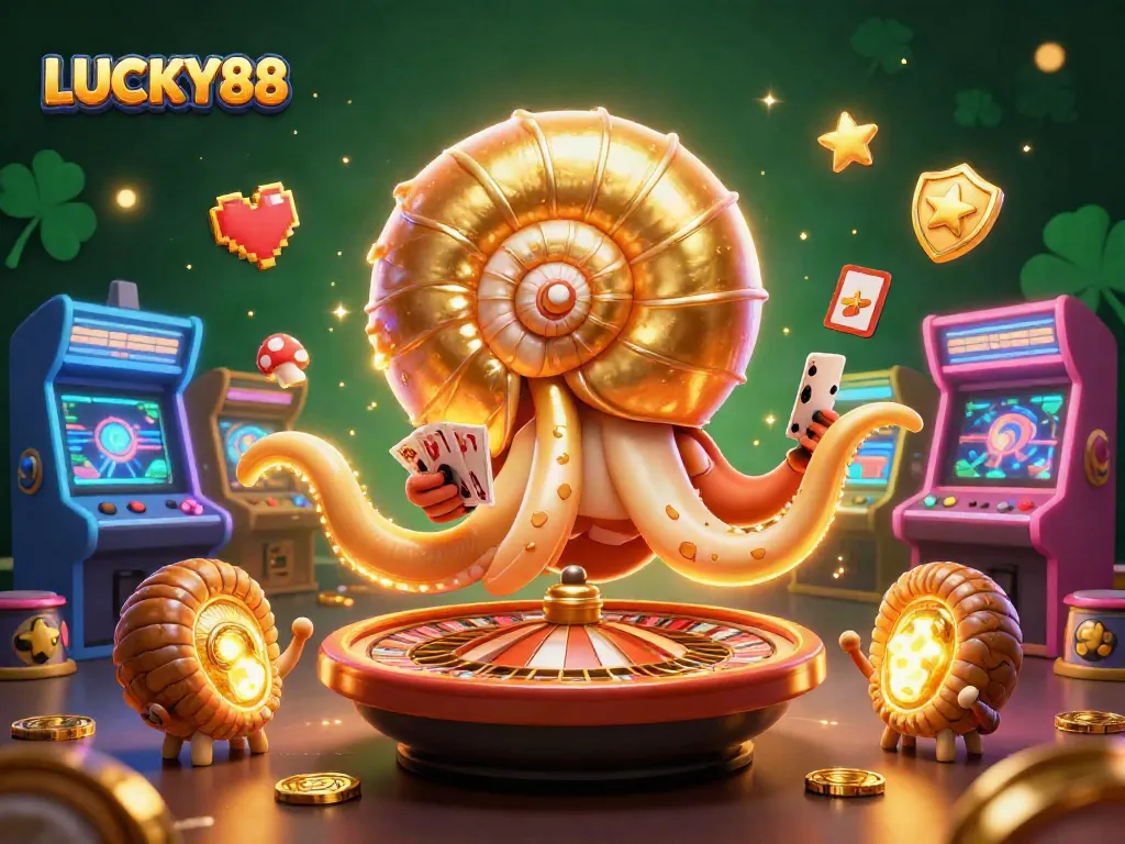 Experience LUCKY88 as an engaging online slot game with vibrant 3D characters and dynamic features.