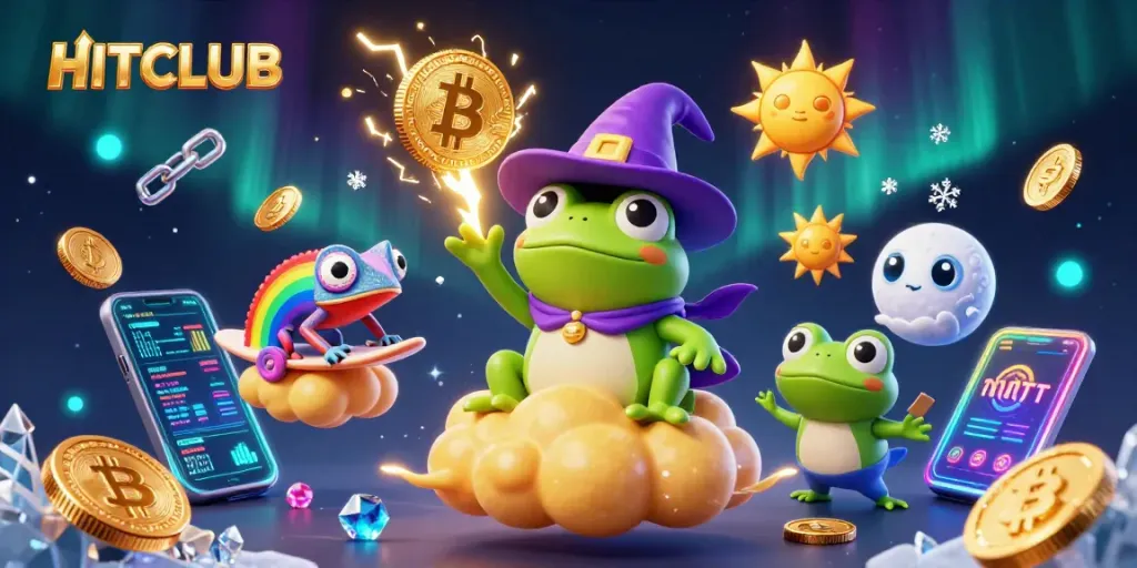 Engage with HITCLUB: Experience a vibrant 3D casino adventure filled with coins and crypto!