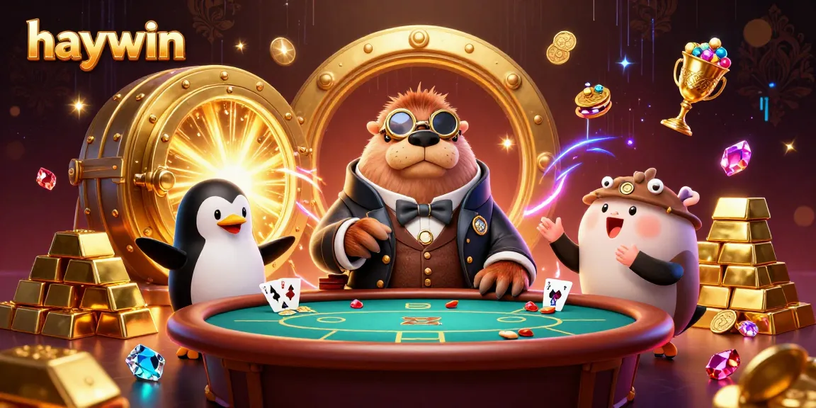 Experience thrilling poker adventures with haywin's underwater casino meets a jolly walrus and clever dealers.