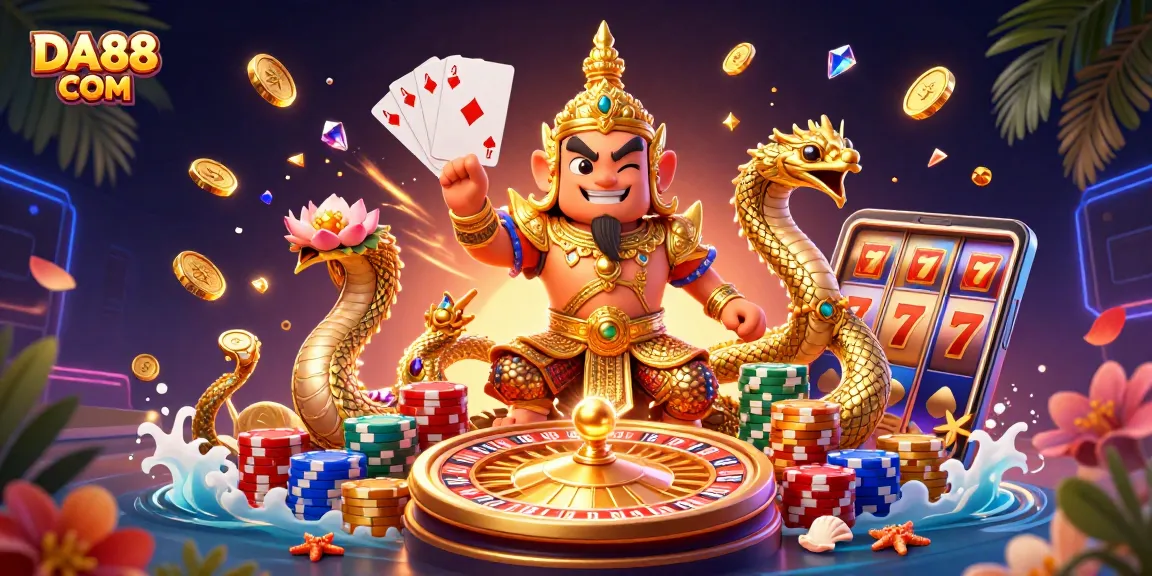 Engage with DA88 COM and experience thrilling casino gameplay through vibrant, dynamic characters and gaming elements.