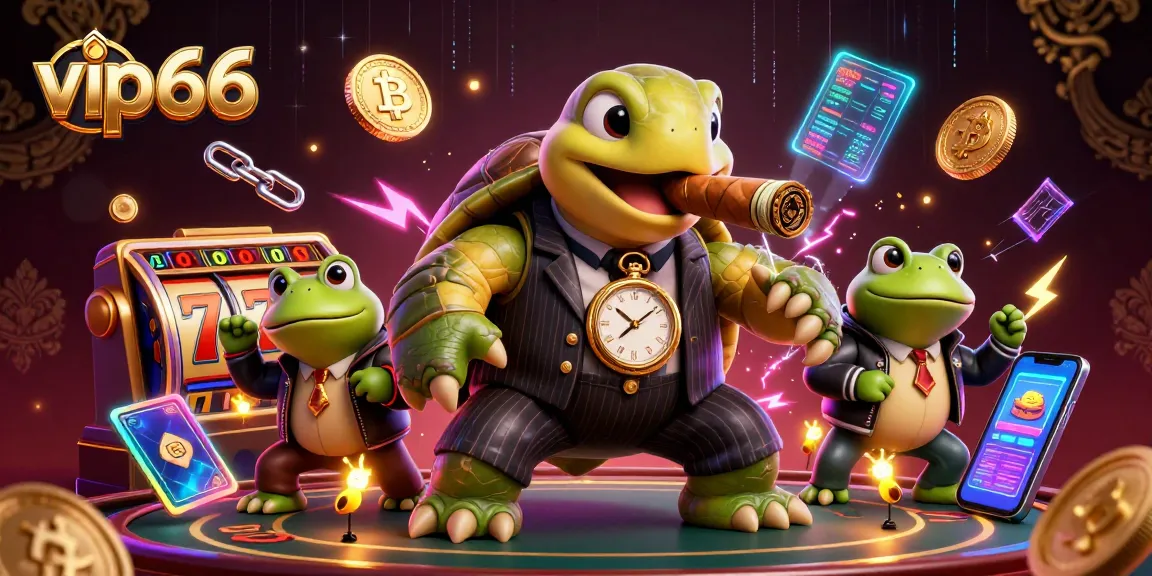 Experience thrilling gaming with vip66, featuring vibrant slot elements and engaging characters.