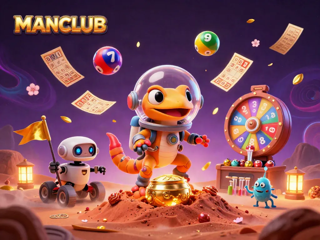 Bet on exciting gaming experiences at MANCLUB with a vibrant Martian casino scene.