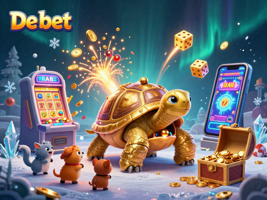 Engage in vibrant gameplay at De bet with exciting casino elements and dynamic characters.