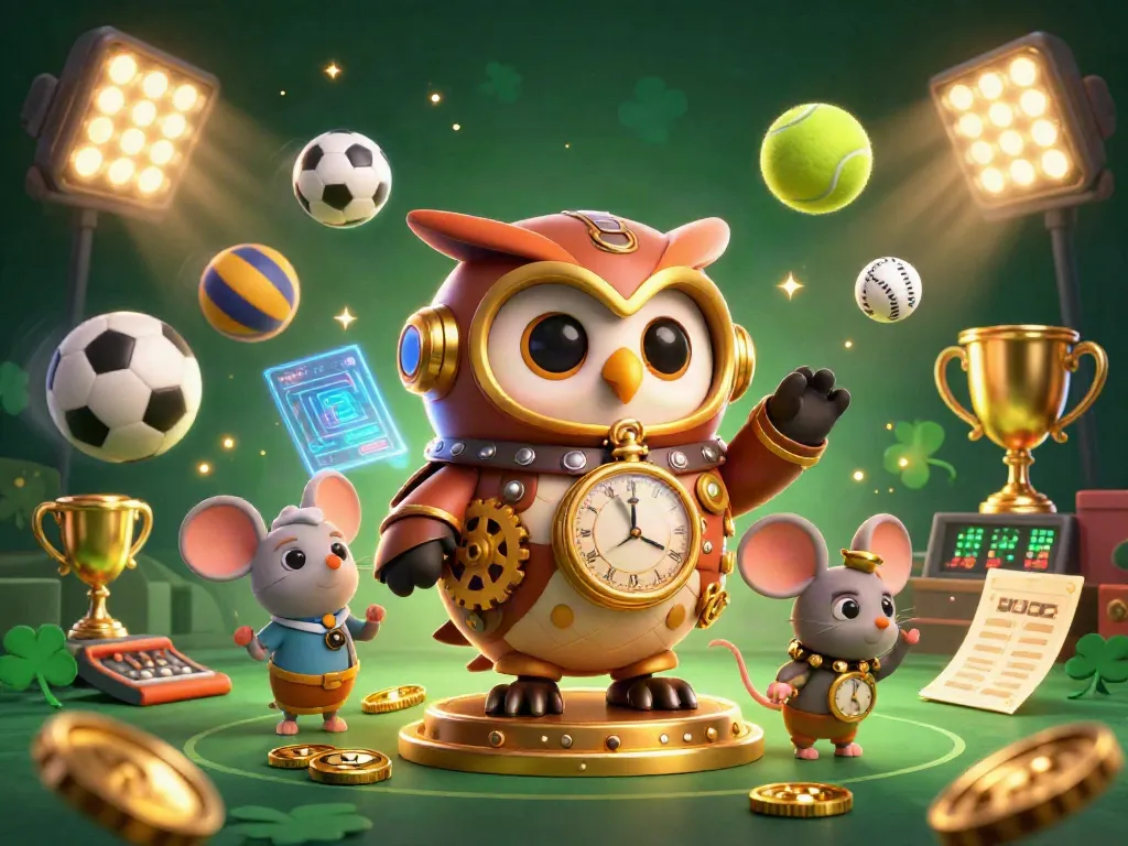 Engage with HITCLUB's thrilling casino experience through a vibrant scene of steampunk characters and dynamic sports elements.