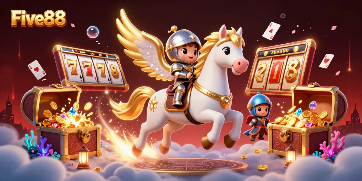 Experience thrilling gameplay at Five88 with cartoon characters in an enchanting casino adventure.